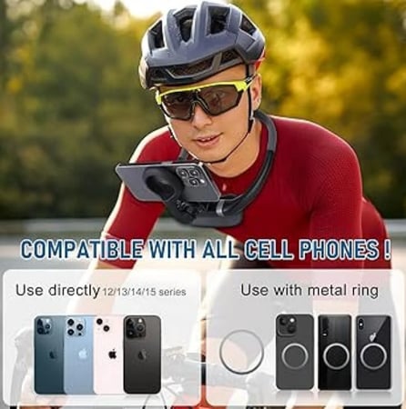 حامل الرقبة المغناطيسي 2 في 1