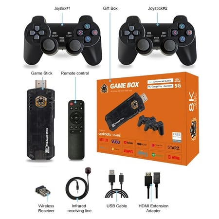 وحدة تحكم الالعاب والمشاهدة GAME BOX 8k