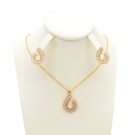 نص طقم ناعم زركون من ماركة فايلت