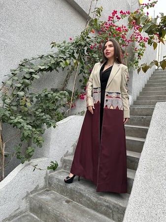 عبايه كتان و سدو  149#