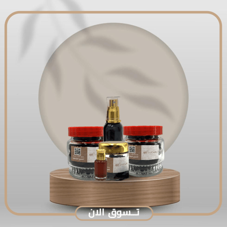 بخور عرايسي وسط+بخور ملكي وسط+مرشوش مفارش+مخمرية شعر+عود مسقى