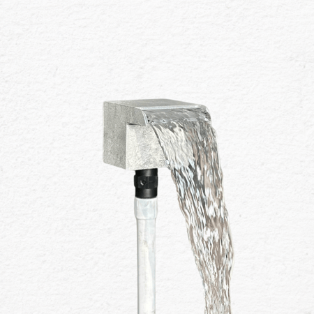 مصب شلال مفتوح -  جداري أو حر