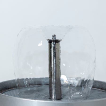 نافورة متنقلة جاهزة كروية مع الحوض