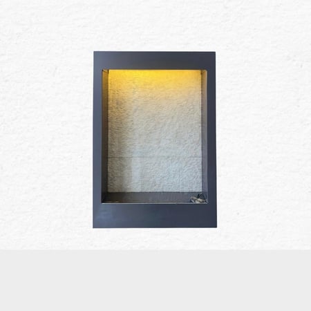 شلال جداري وسط - كما هي