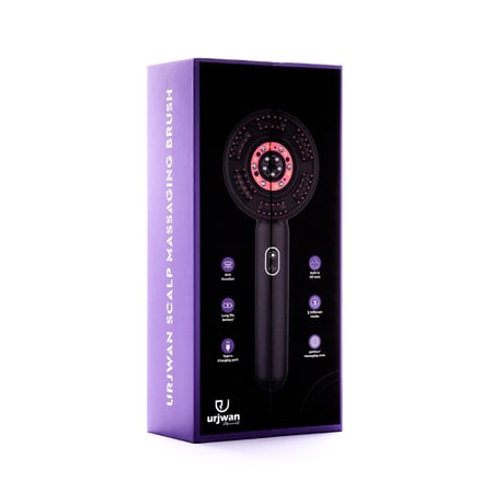 فرشاة تدليك فروة الرأس من أرجوان