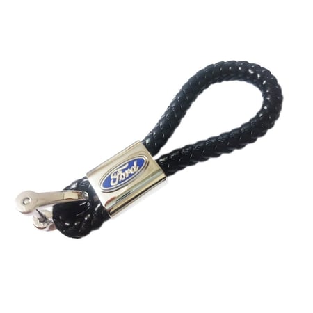 ميدالية سيارة فورد جلد علاقة مفاتيح