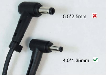 شاحن لابتوب اسوسAsus Laptop Adapter 19V 3.42A 65W 4.0/1.35 mm Square Medel PIN