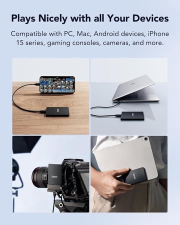 هارديسك خارجي ليكسر اس اس دي 1تيرا -Lexar Harddisk External SSD 1 TB 2000MB/S-1800MB/S