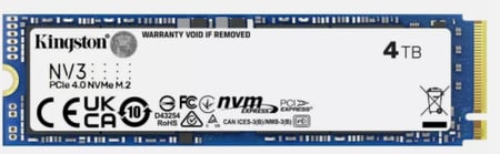 هارديسك كينغستون داخلي-Hard Disk SSD internal Kingston NVMe PCIe 4TB
