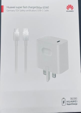 شاحن هواوي تايب سي أصلي- Huawei  Laptop Adapter USB-C TYPE-C 65W 20V - 3.25A /15V - 3A / 12V - 2A / 9V - 2A / 5V - 2A
