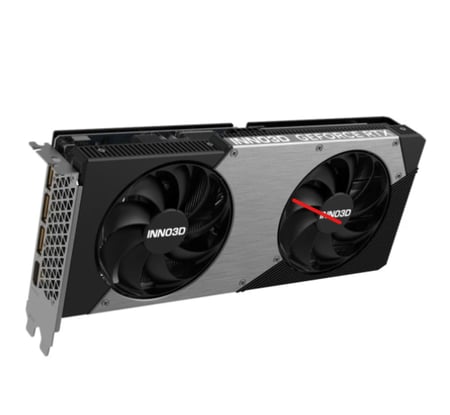كرت شاشة INNO3D GeForce RTX 5060 Ti 16GB OC Twin X2 – GDDR7 – تبريد ثنائي المراوح