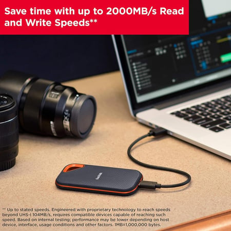 هارد ديسك سان دسك  خارجي اس اس دي4تيرا-Harddisk SSD Sandisk 4 TB