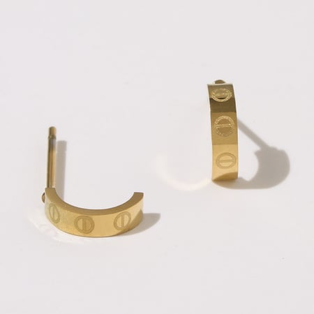 حلق كارتير مطلي ذهـب