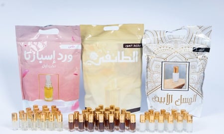 عود توزيعات هدايا رمضان عطور دهن مناسبات مخلط ورد مسك