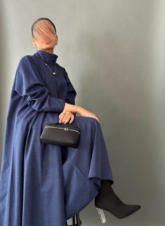 ‏Abaya + dress - عباية وفستان #4