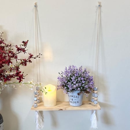 ستاند مرجوحة خشب بحبل تعليق