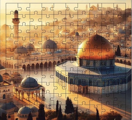 أحجية تركيب ( مسجد قبة الصخرة)