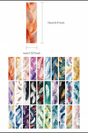 فاصل قراءة ملوّن ( اختيار عشوائي )