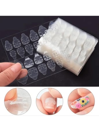 12 شريط غراء لصق اظافر ستيكر