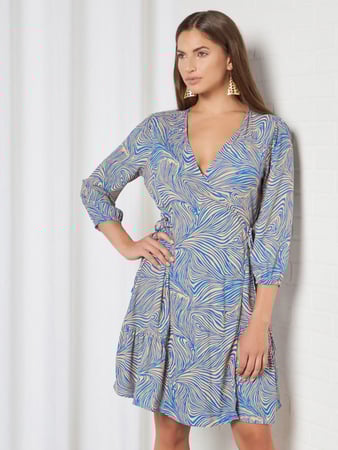 فستان لف مطبوع