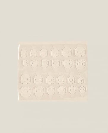 اظافر صناعيه 24 قطعه مع لصق