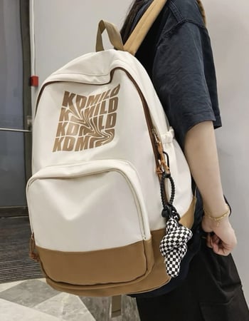 حقيبة ظهر نمط عبارة ألوان