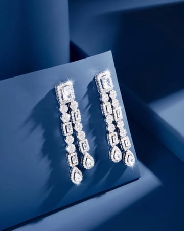 حلق زركونيا قطرة