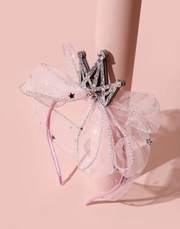 طوق بناتي تاج ديكور