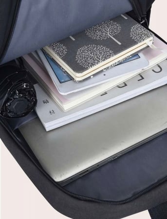 طقم حقيبة ظهر اسود