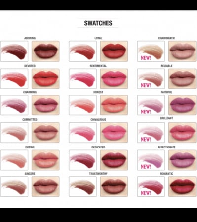 مجموعة 6 ميني احمر شفاه ميت مات