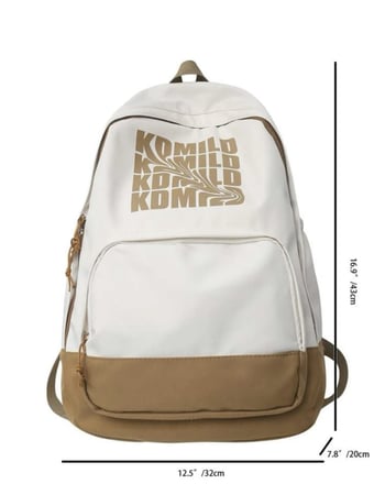 حقيبة ظهر نمط عبارة ألوان