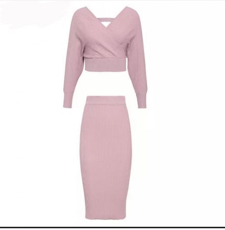 فستان ثقيل قطعتين