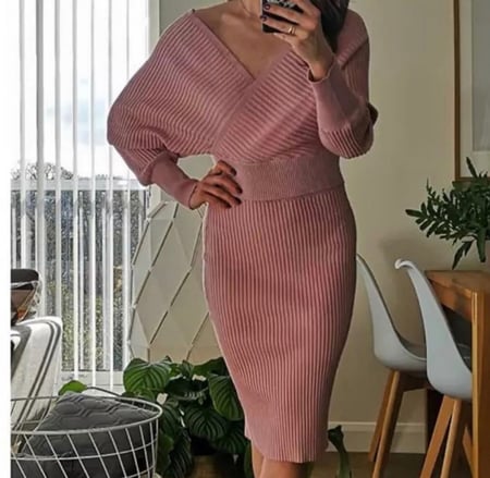 فستان ثقيل قطعتين