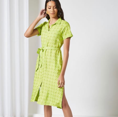 فستان متوسط الطول