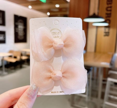 فيونكة للشعر قطعتين