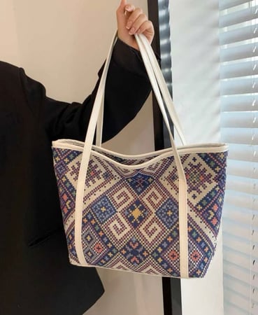 حقيبة كتف هندسي