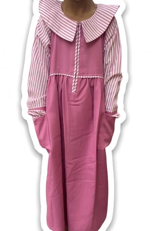 مريول مدرسي إبتدائي وردي