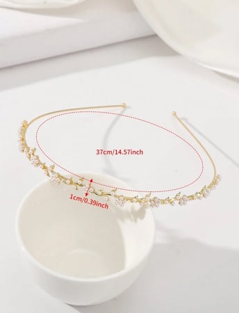 طوق شعر ذهبي