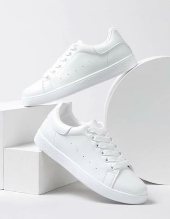 جزمه ابيض ساده