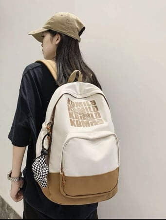 حقيبة ظهر نمط عبارة ألوان