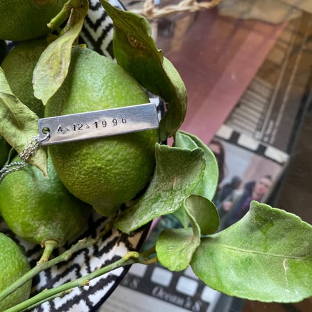 تعليقه من الستانلس ستيل بحفر من اختيارك