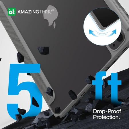 11 INCH اسود Titan Pro Heavy Duty Protective Case for iPad Pro 4M