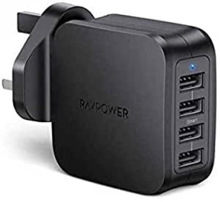ravpower شاحن جداري 4 يواسبي