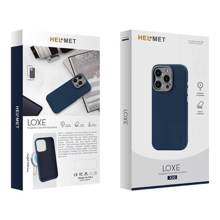 كفر حماية Loxe الجلدي من HELMET ايفون 16 بروماكس