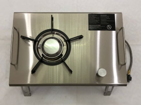 موقد الرحلات ذو التصميم الفاخر و الأداء العالي يعمل على دبة الغاز 450 جرام و يمكن استخدام دبة الغاز الزرقاء عن طريق تحويله مصنوع من الاستانلس استيل تصميم فاخر و عملي في نفس الوقت يأتي مع حقيبة فاخرة لحفظه و لتسهيل التنقل به خاصية الاشعال الذاتي (قداح) له