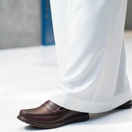 حذاء (DAILY) Comfort جلد بقر طبيعي باللون البني