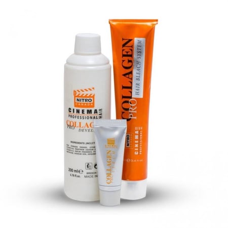 صبغة شعر بالكولاجين-زيتوني كثيف