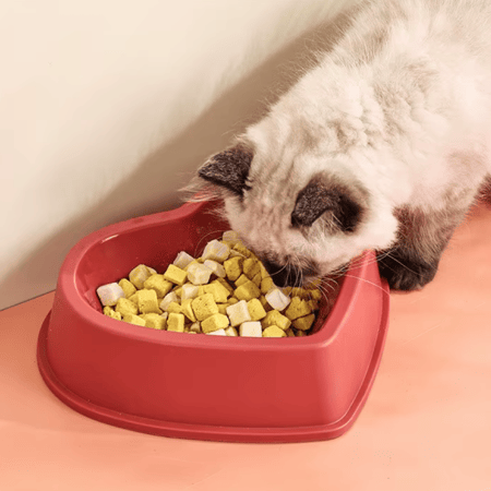 صحن بلاستيك على شكل قلب الوان مختلفة