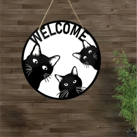 لوحة خشبية دائرية ديكور مقاس(8سم*20سم)