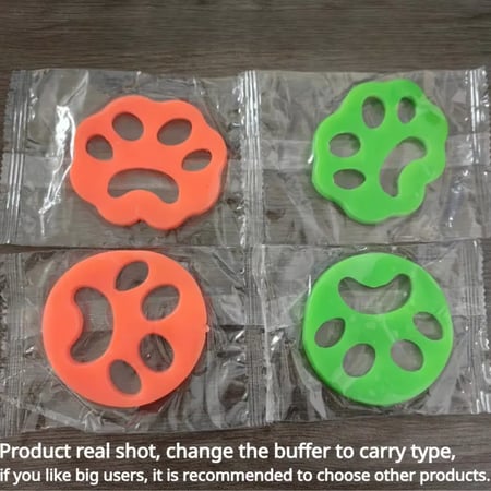 بت شو قطع سليكون لازالة شعر الحيوانات الاليفة من الملابس  (2قطعة)